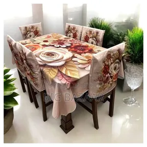 3D Printed 7-Piece Table Cover Set.