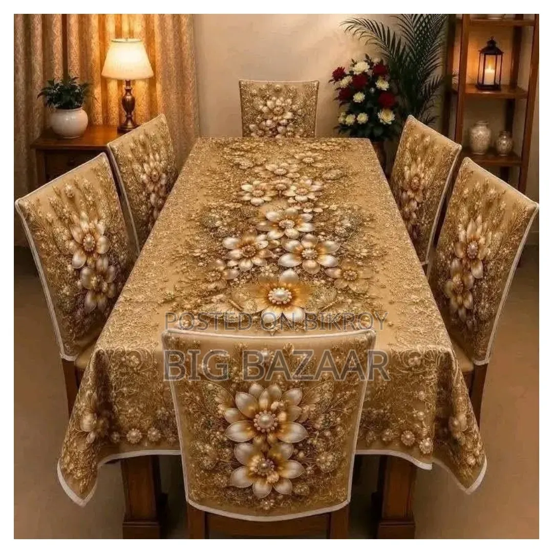 3D Printed 7-Piece Table Cover Set.