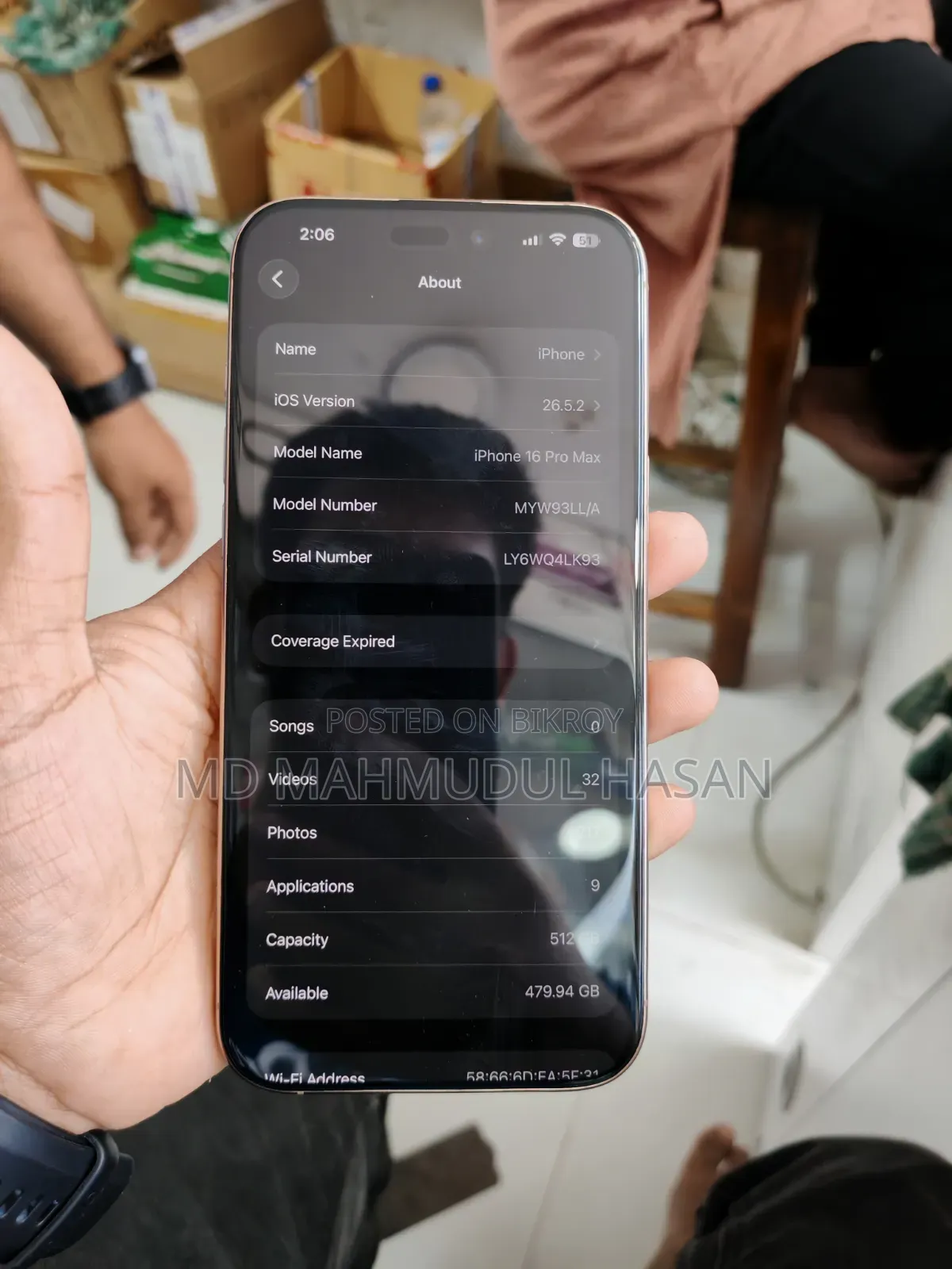 Apple iPhone 16 Pro Max 512 GB Rose Gold