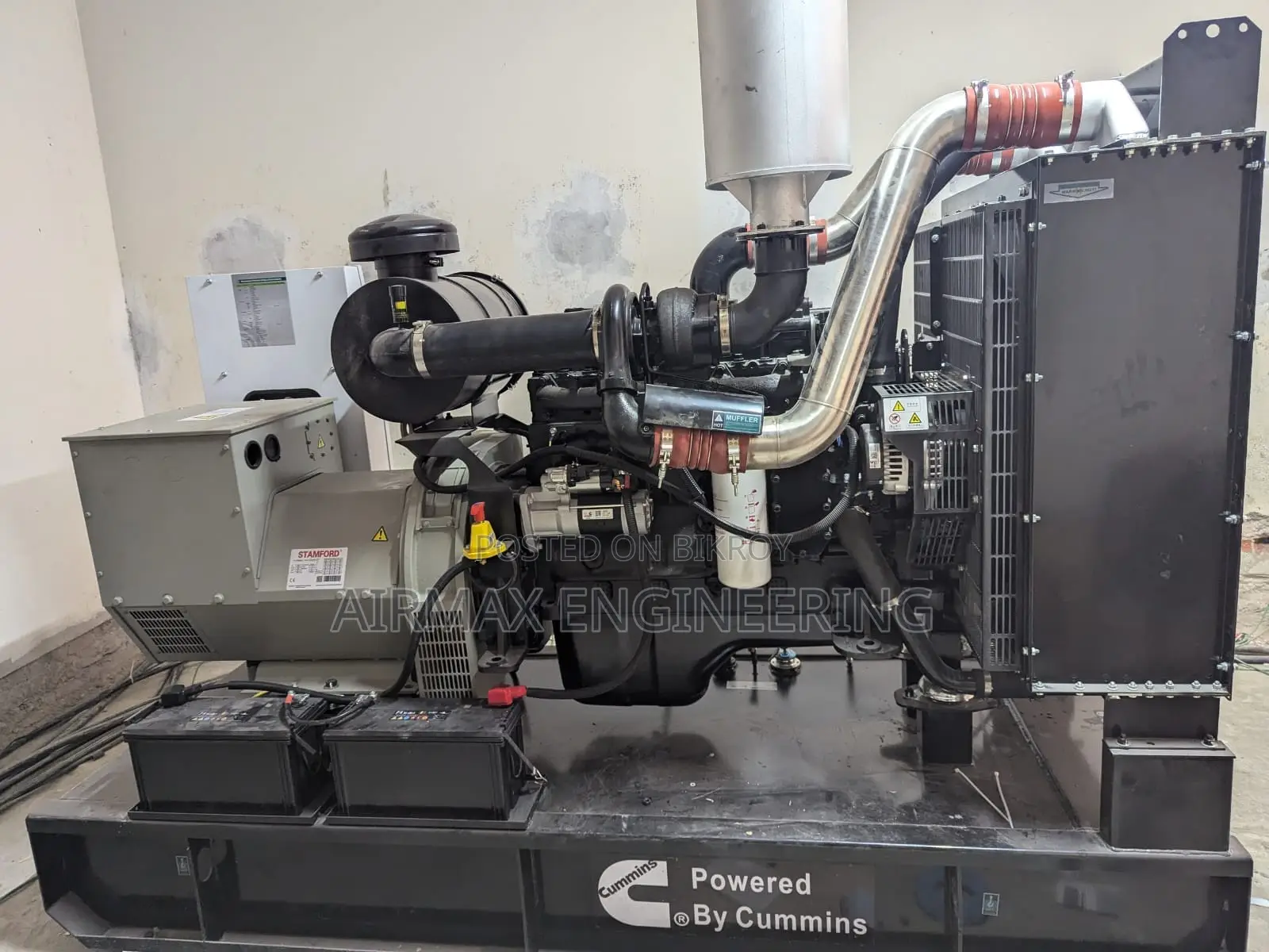 Cummins Open 200 kVA / 160 kW Diesel Generator