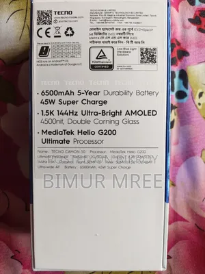 Black Tecno Camon 50 Ultra 256 GB