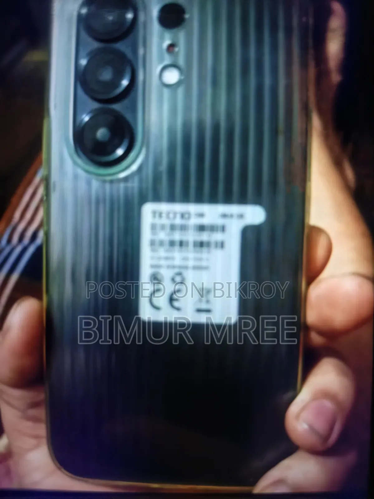 Black Tecno Camon 50 Ultra 256 GB