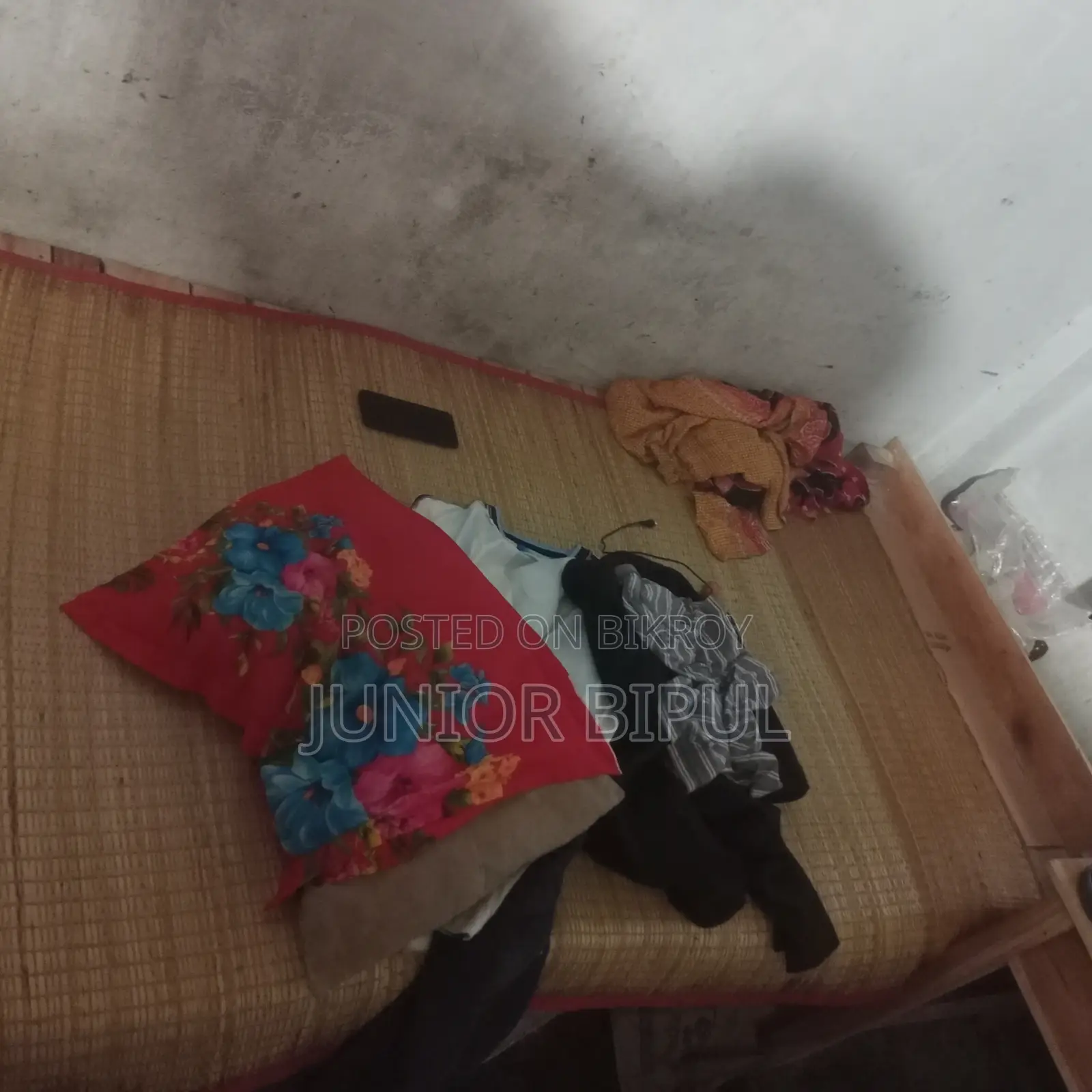 Semi Double Bed, Table, Chair for Sale,