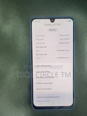 স্যামসাং গ্যালাক্সি এ১৭ ৫জি ১২৮ জিবি নীল