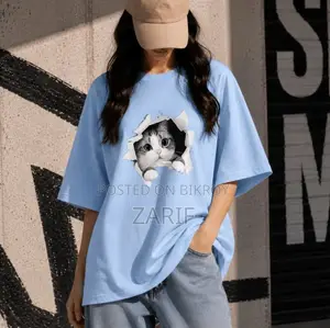 Premium Drop Shoulder T-Shirt for Women | Trendy Print Oversized Tee |