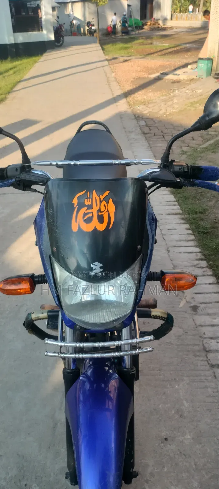 বাজাজ প্লাটিনা ১০০ ২০১৬ নীল