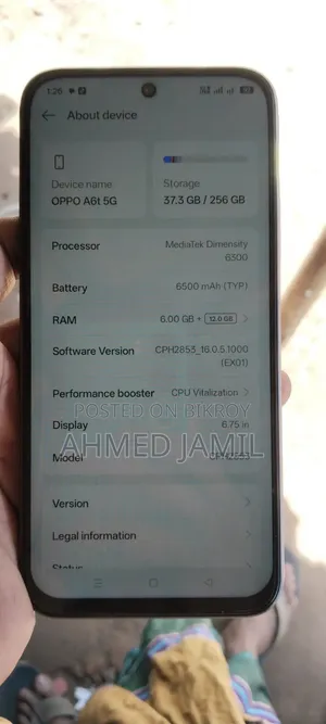 Oppo A93S 5G 256 GB Black