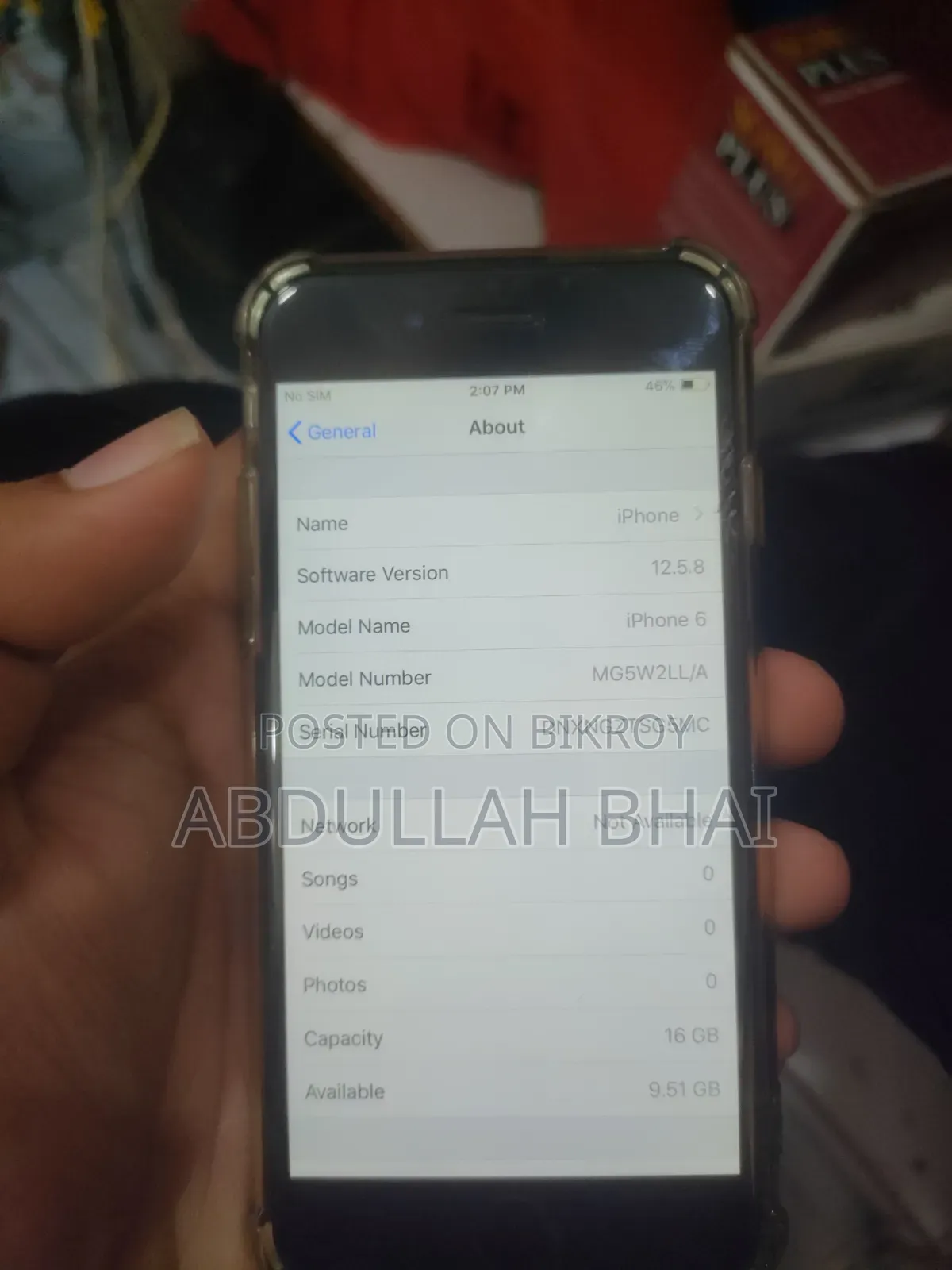 Apple iPhone 6 16 GB Silver