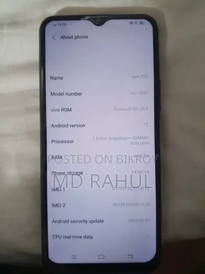 Vivo Y20 64 GB Black
