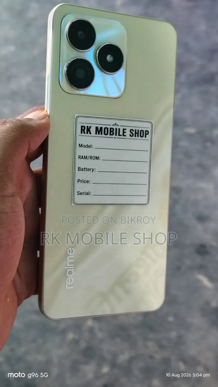 New Realme C53 128 GB Rose Gold