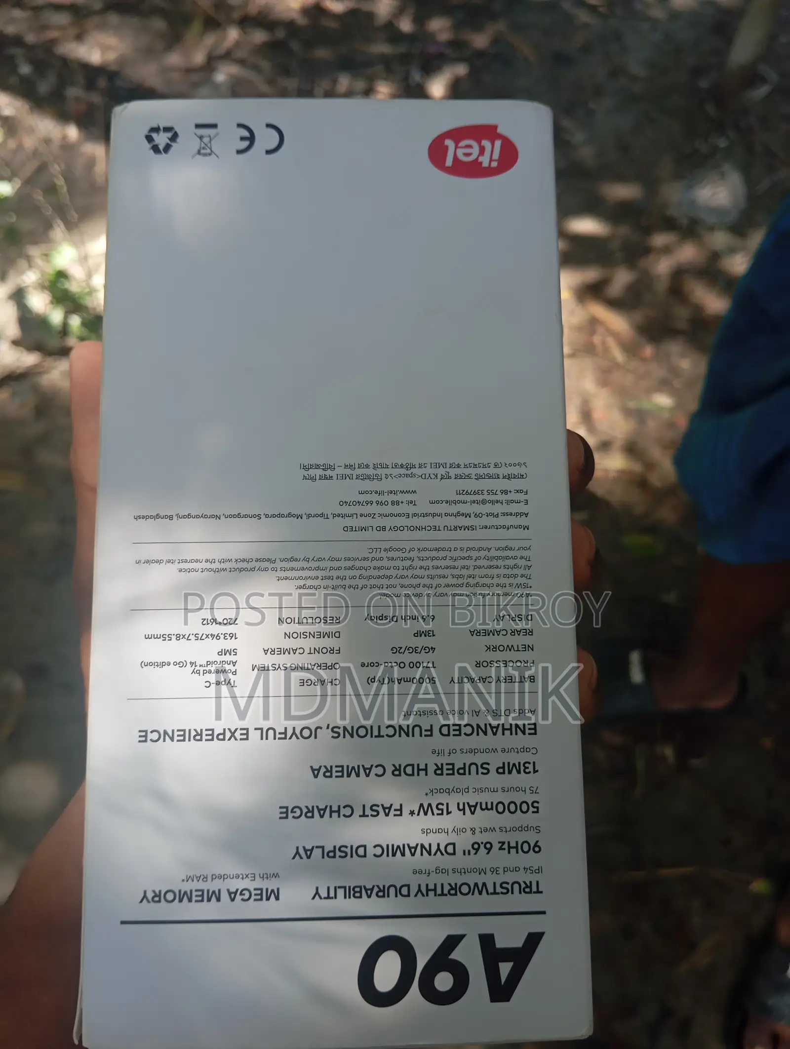 Itel A90 64 GB White