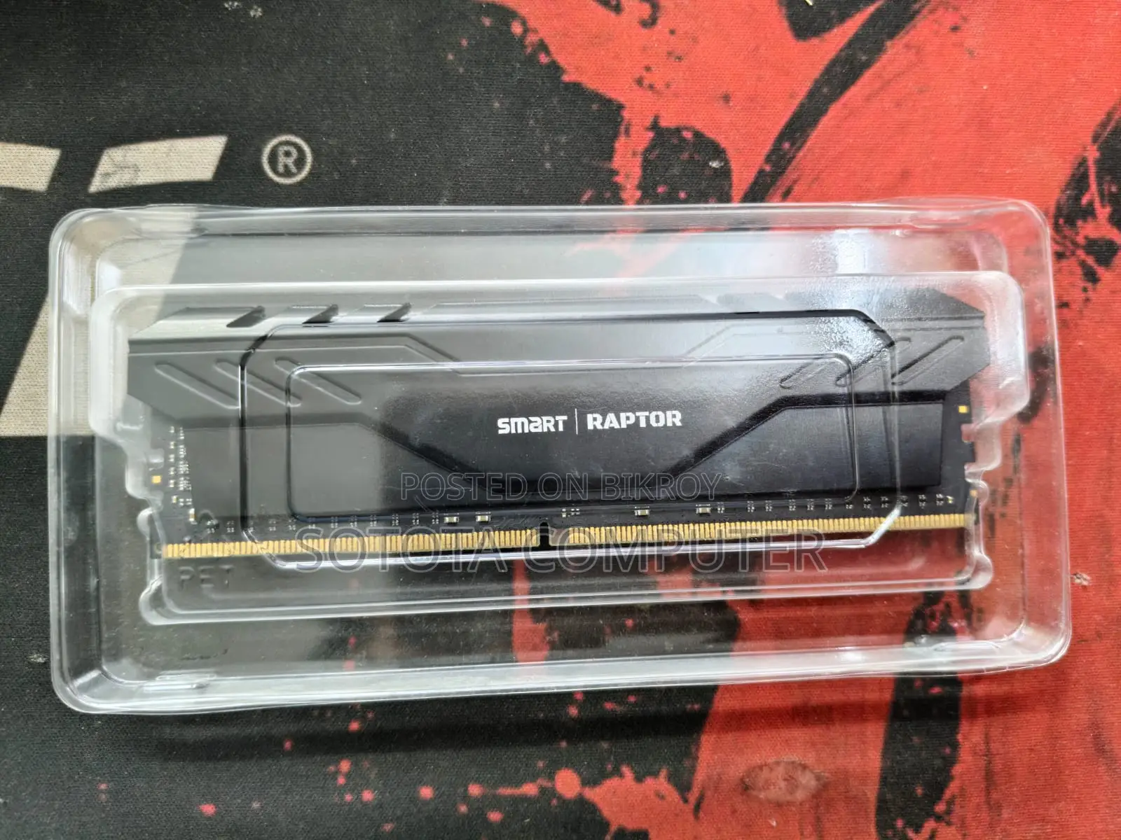 Smart Raptor 16GB DDR4 3200MHz Black Heatsink Desktop RAM