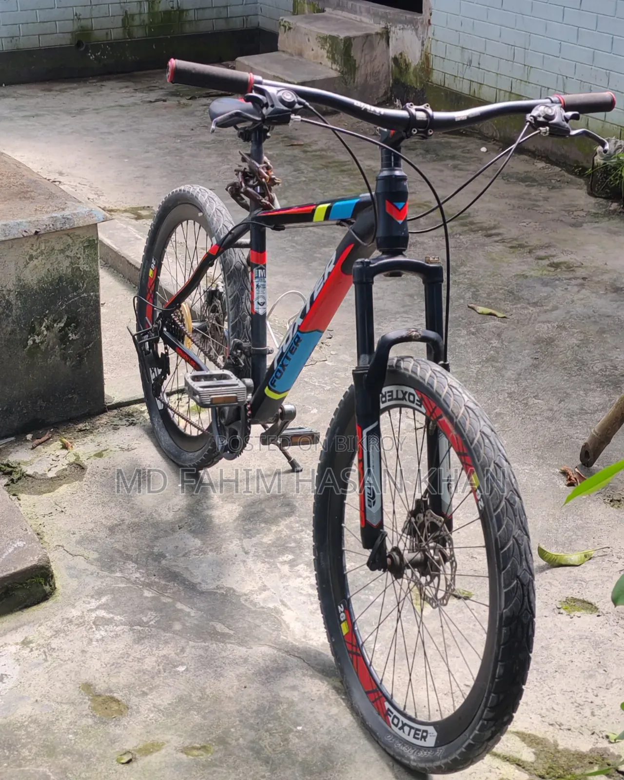 ফক্সটার ২৬” এমটিবি সাইকেল বিক্রয়ের জন্য | সুসংরক্ষিত ও দুর্ঘটনা মুক্ত