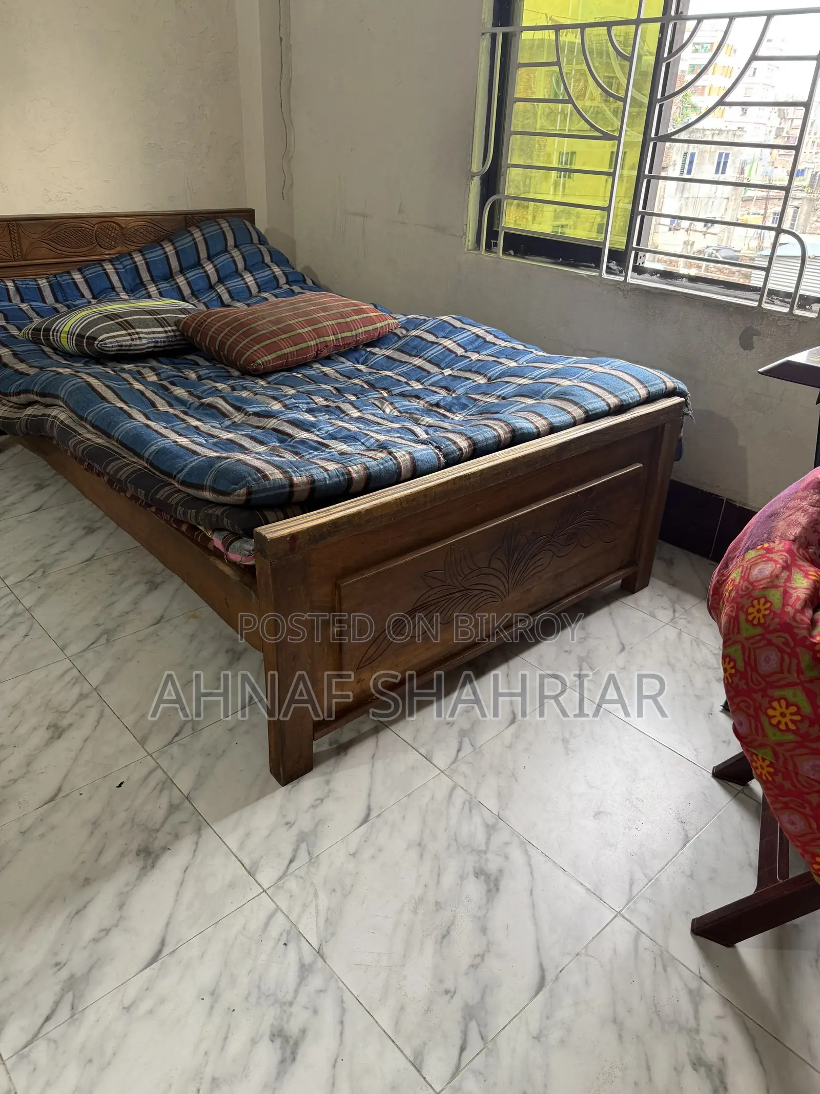 Wooden Bed Single Bed Palang
