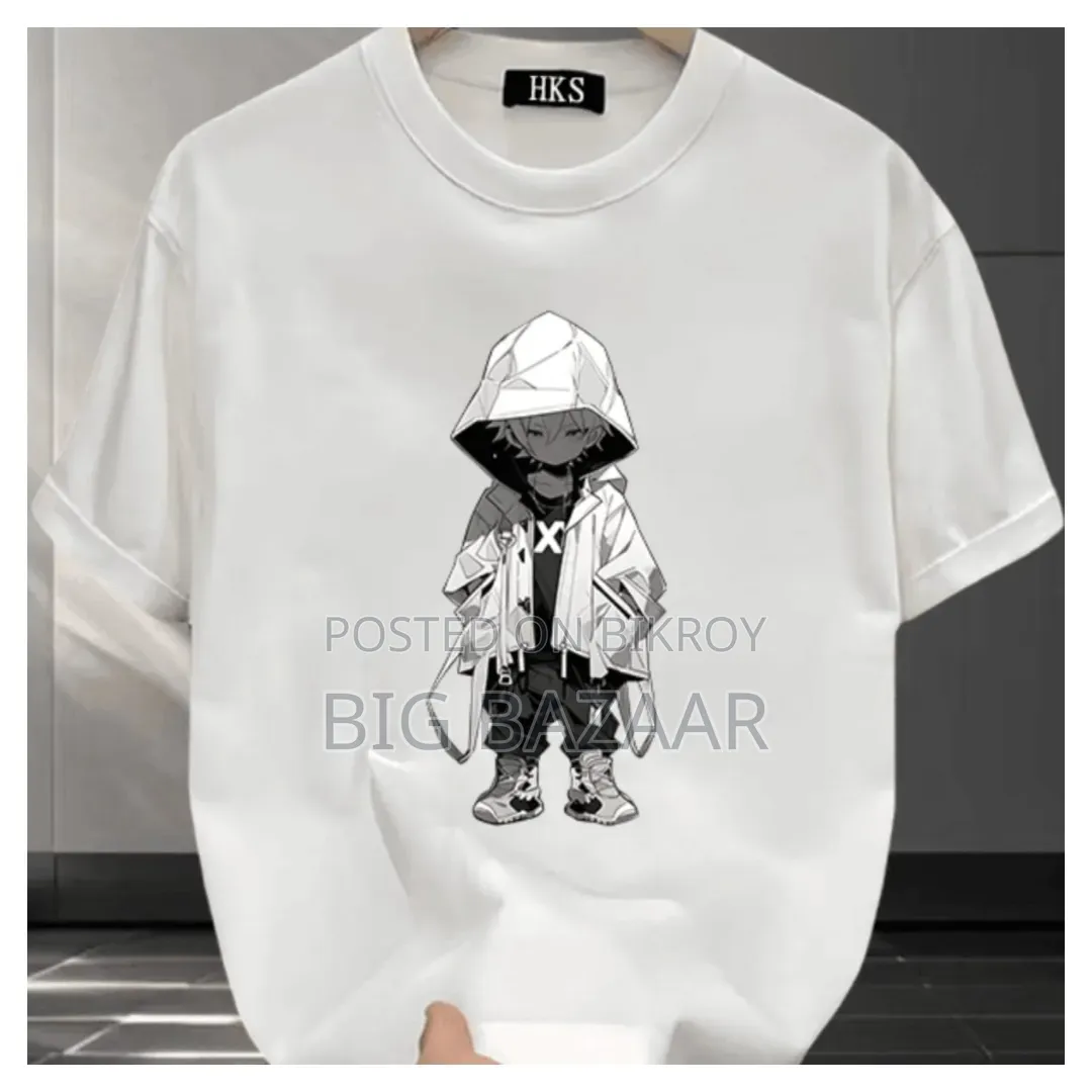 Premium Cotton Drop Shoulder Tshirt for Boys
