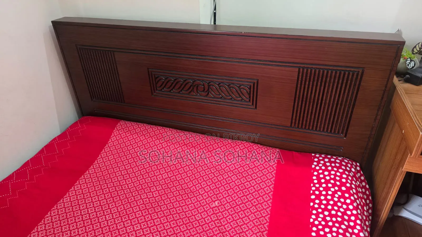 Partex bed with mattress and foam will be sold