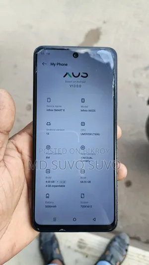 Infinix Smart 8 64 GB Blue