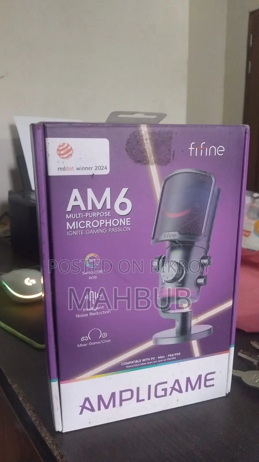 Gaming Microphone AM6 Ampli-Game