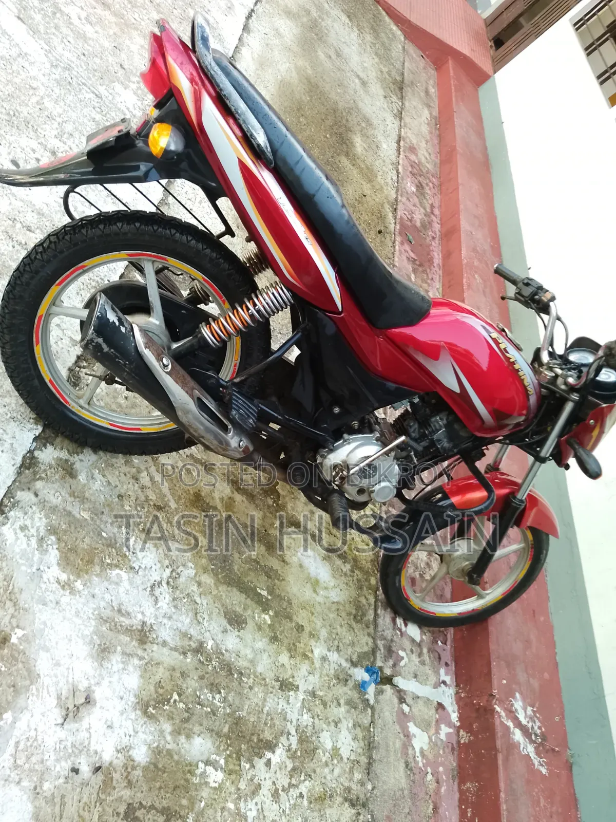 Bajaj Platina 100 2019 Red