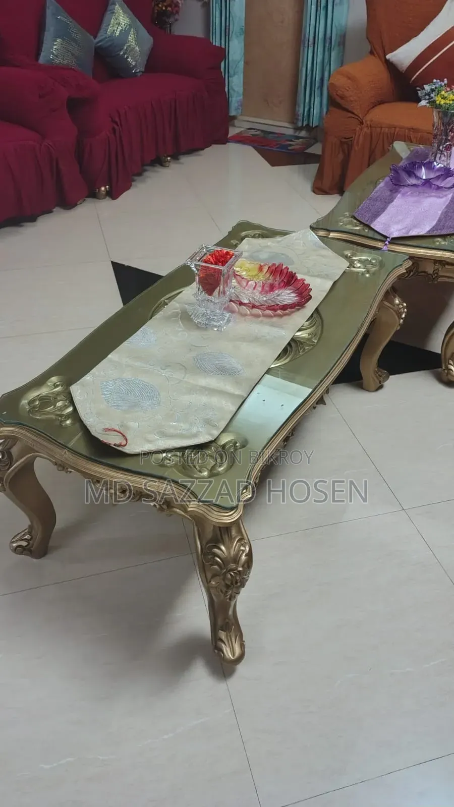 Shagun Wood Tea Table