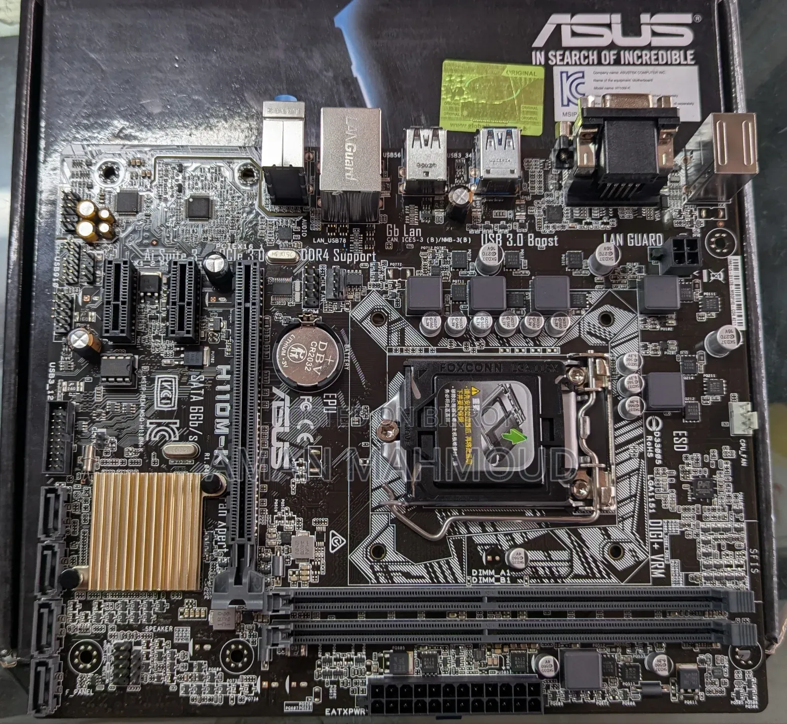 ASUS H110m-K Motherboard