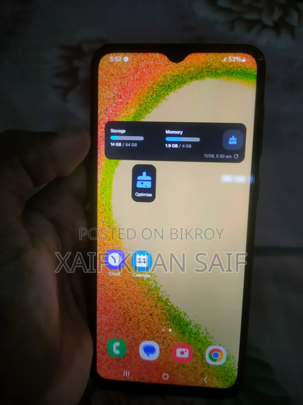 স্যামসাং গ্যালাক্সি এ০৪ ৬৪ জিবি কালো