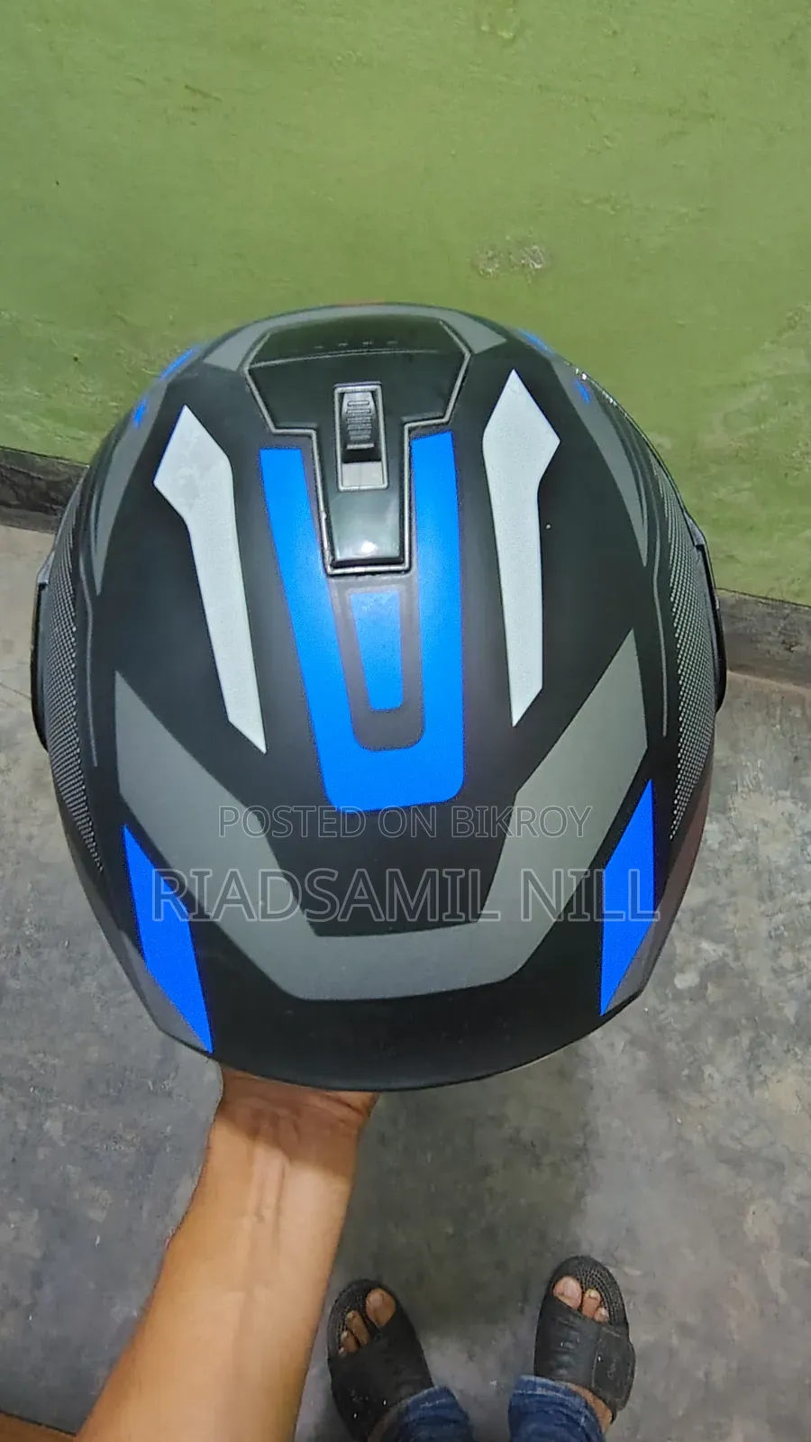 A brand new helmet.
