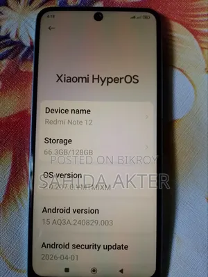 Xiaomi Redmi Note 12 128 GB Blue