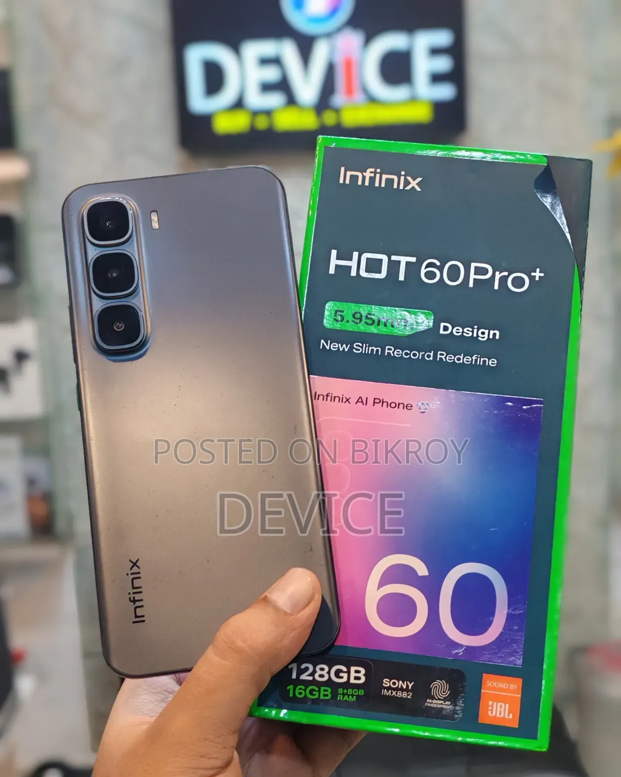 Infinix Hot 60 Pro+ 128 GB Black
