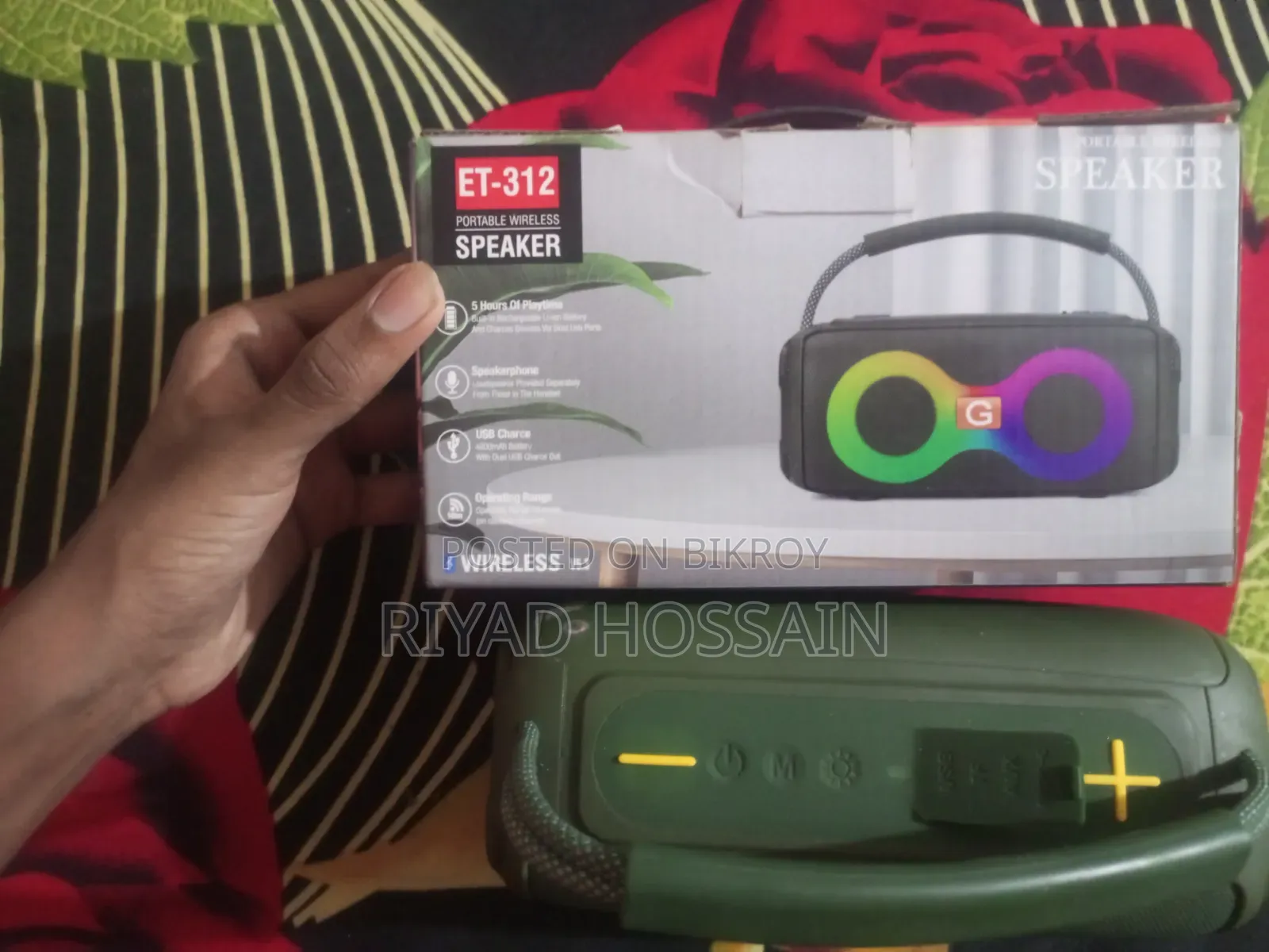 ET-312 Portable Wireless Speaker
