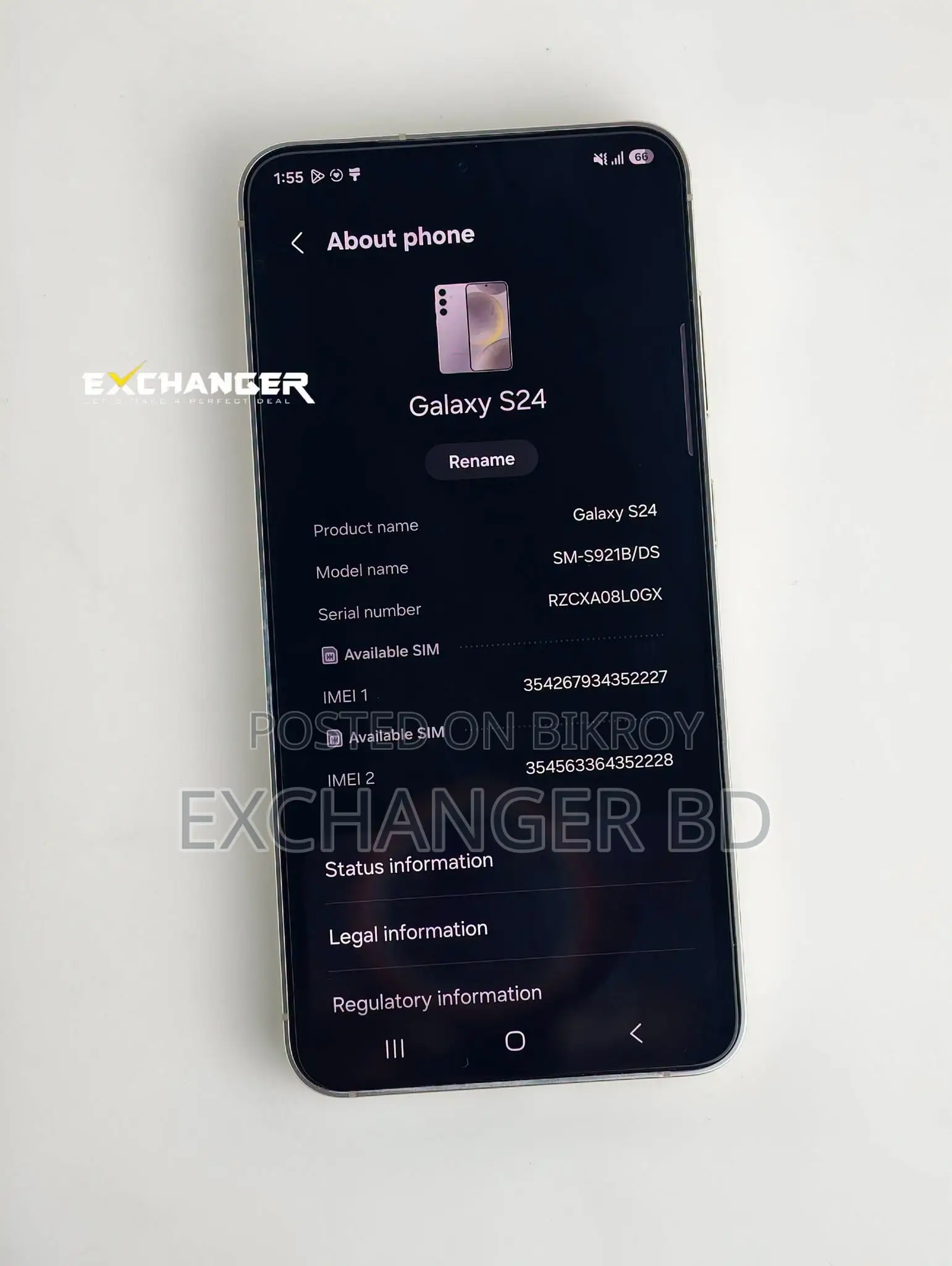 Samsung Galaxy S24 256 GB Gold