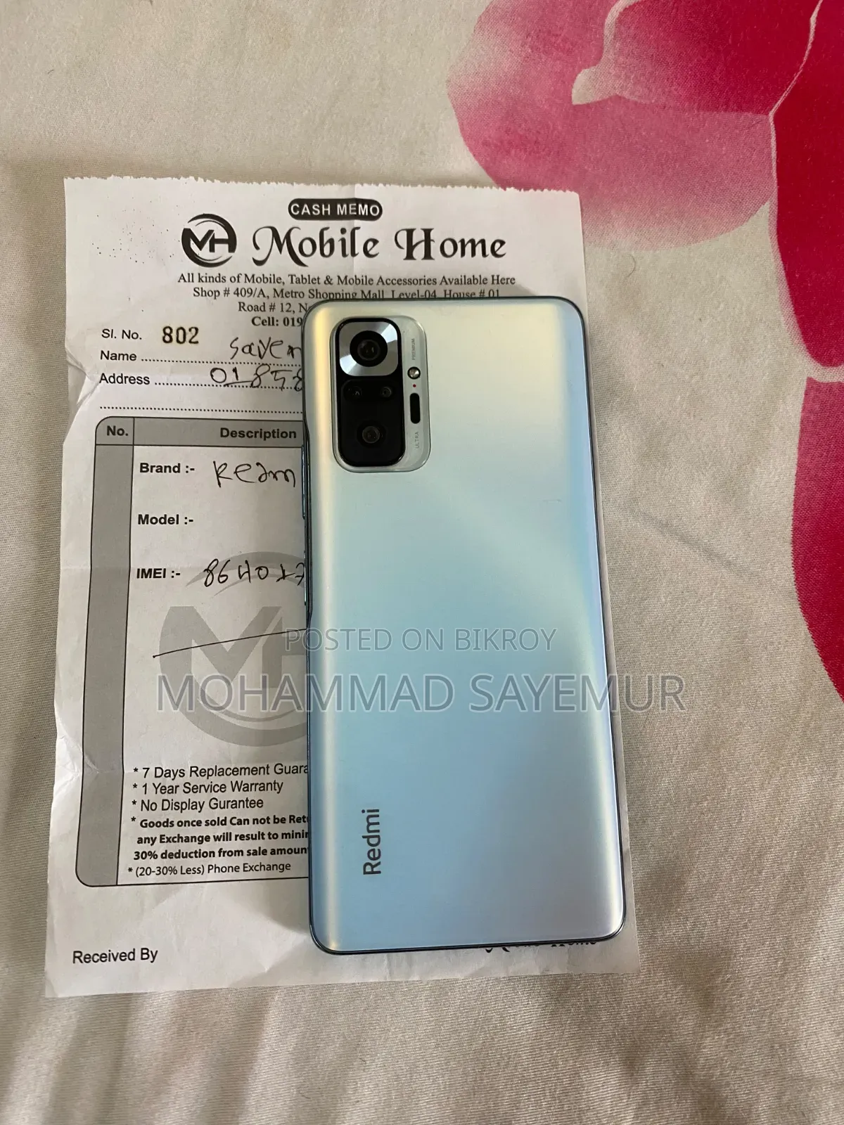 Xiaomi Redmi Note 10 Pro Max 128 GB White