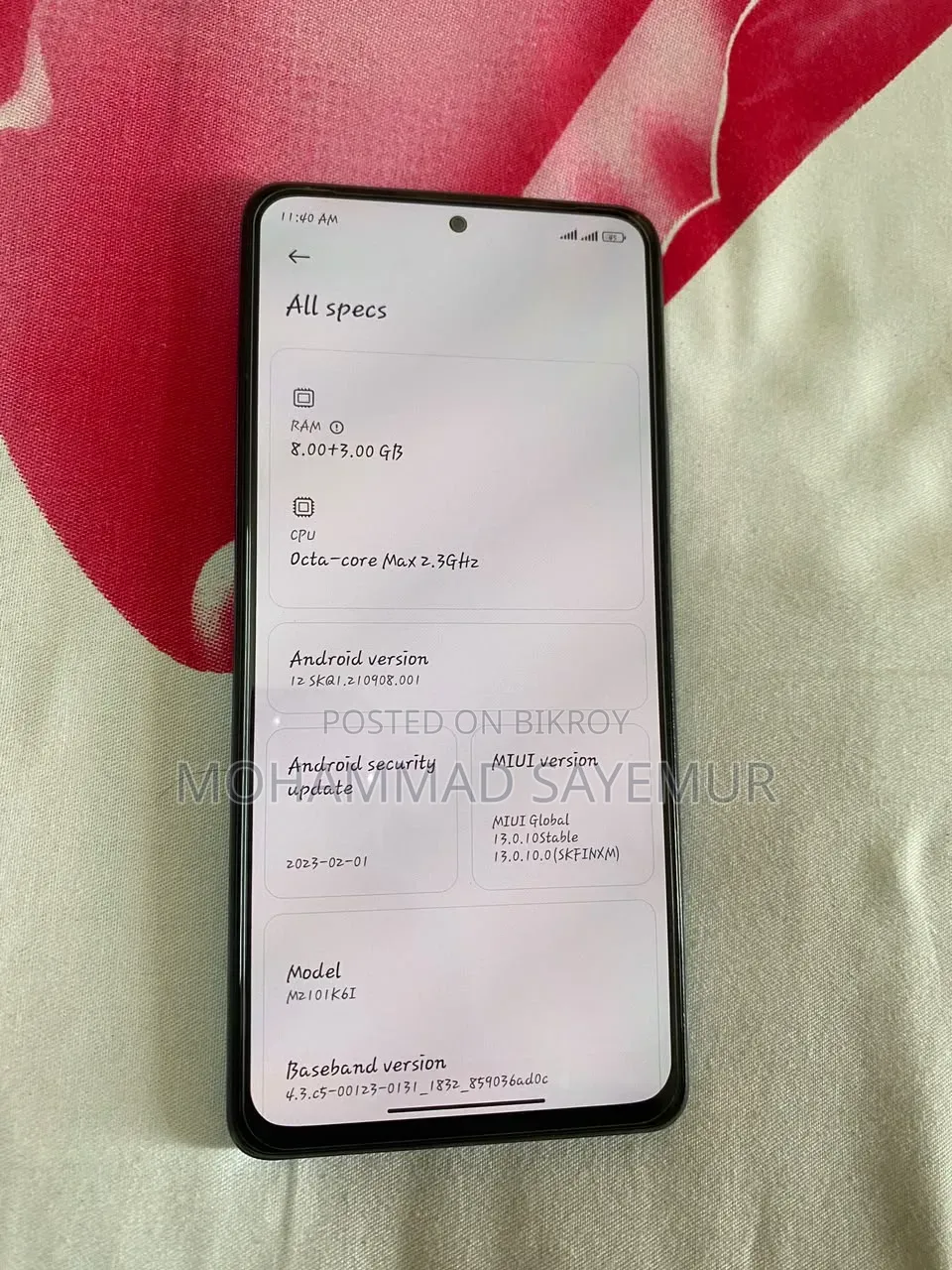 Xiaomi Redmi Note 10 Pro Max 128 GB White