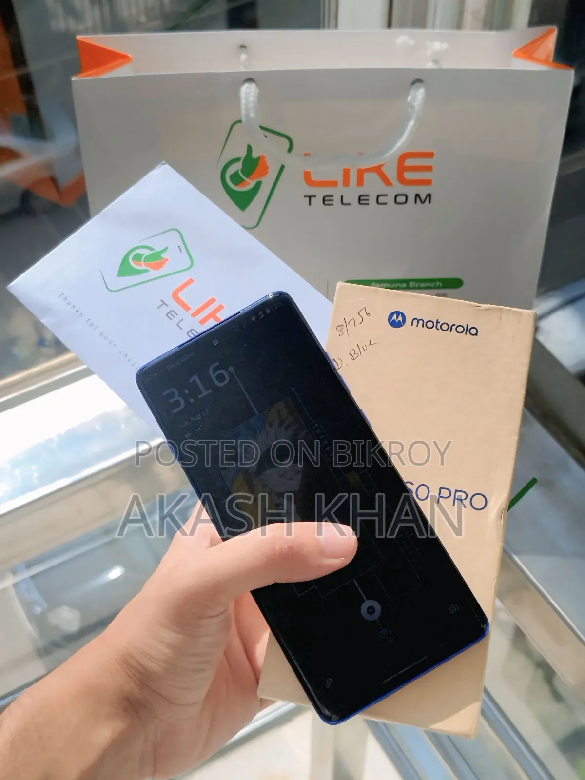 New Motorola Edge 60 Pro 256 GB Blue