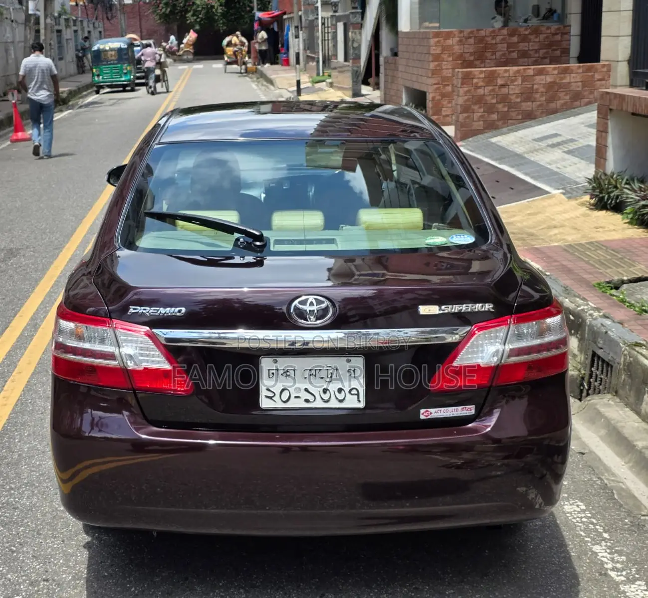 Toyota Premio 1.5 Front Wheel Drive 2015 Maroon