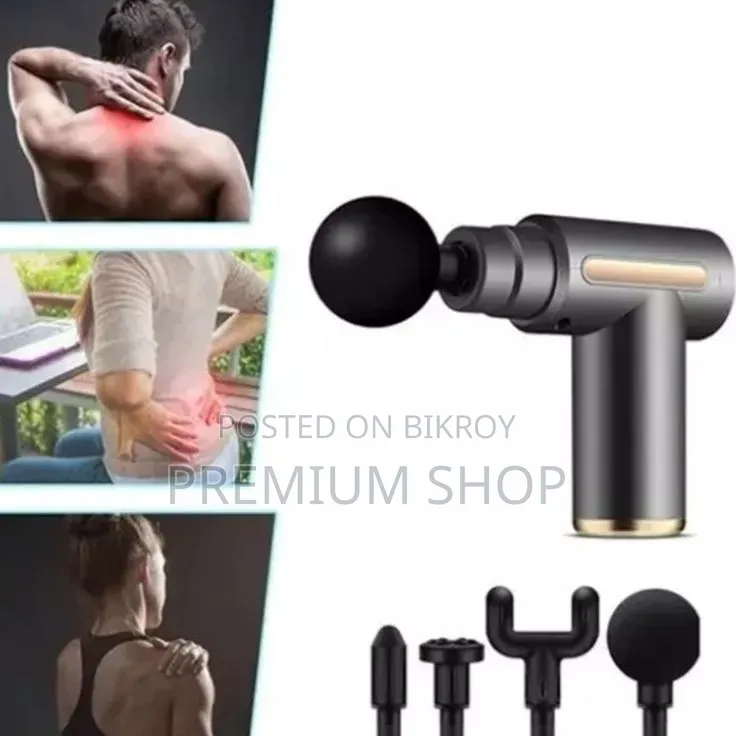 Rechargeable Massage Gun | 4 Heads | Multiple Speed