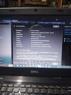 Laptop Dell Inspiron 15 4GB Intel Core i3 HDD 500GB
