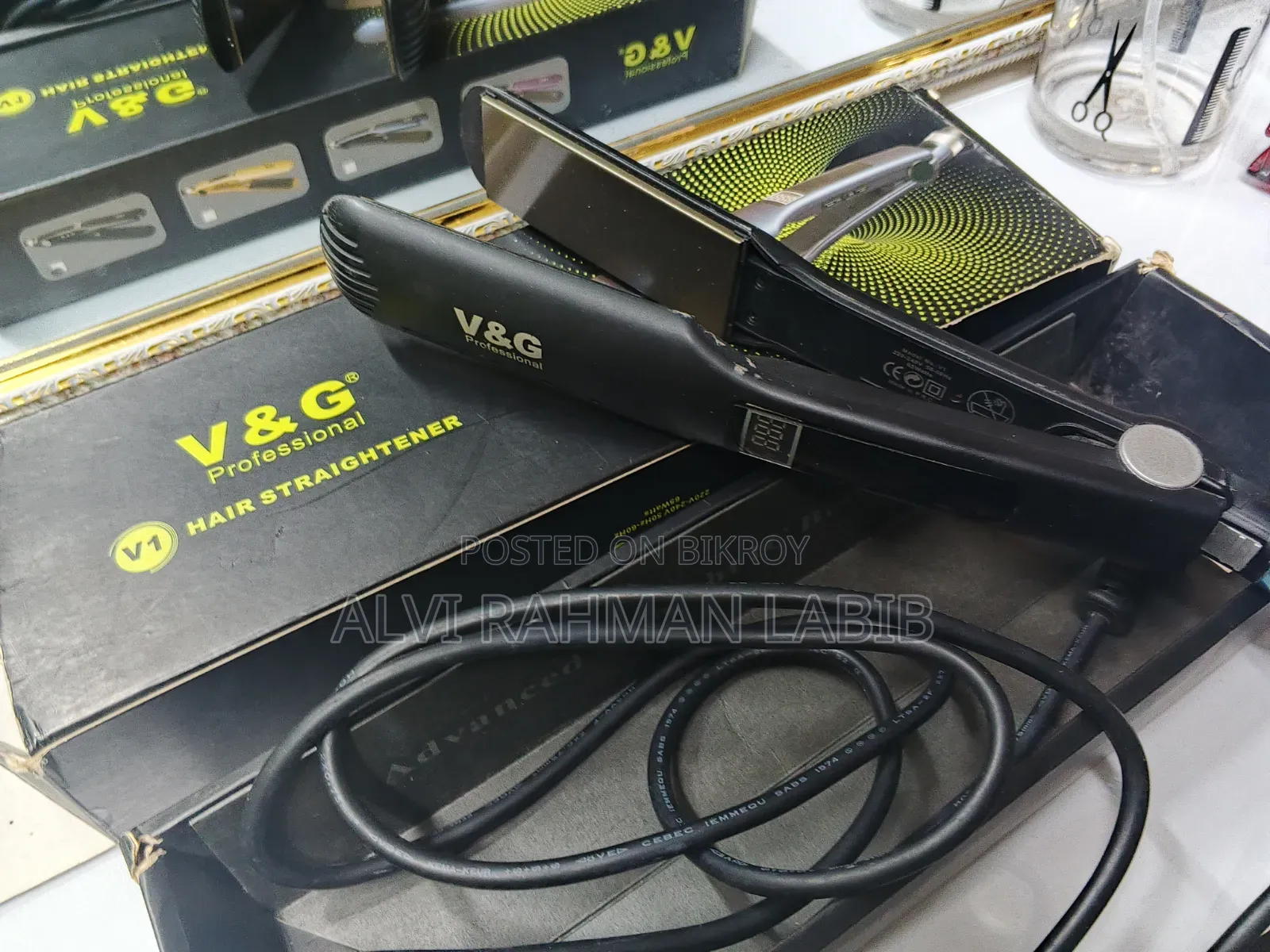 V G Professional V7 Hair Straightener | Excellent Condition