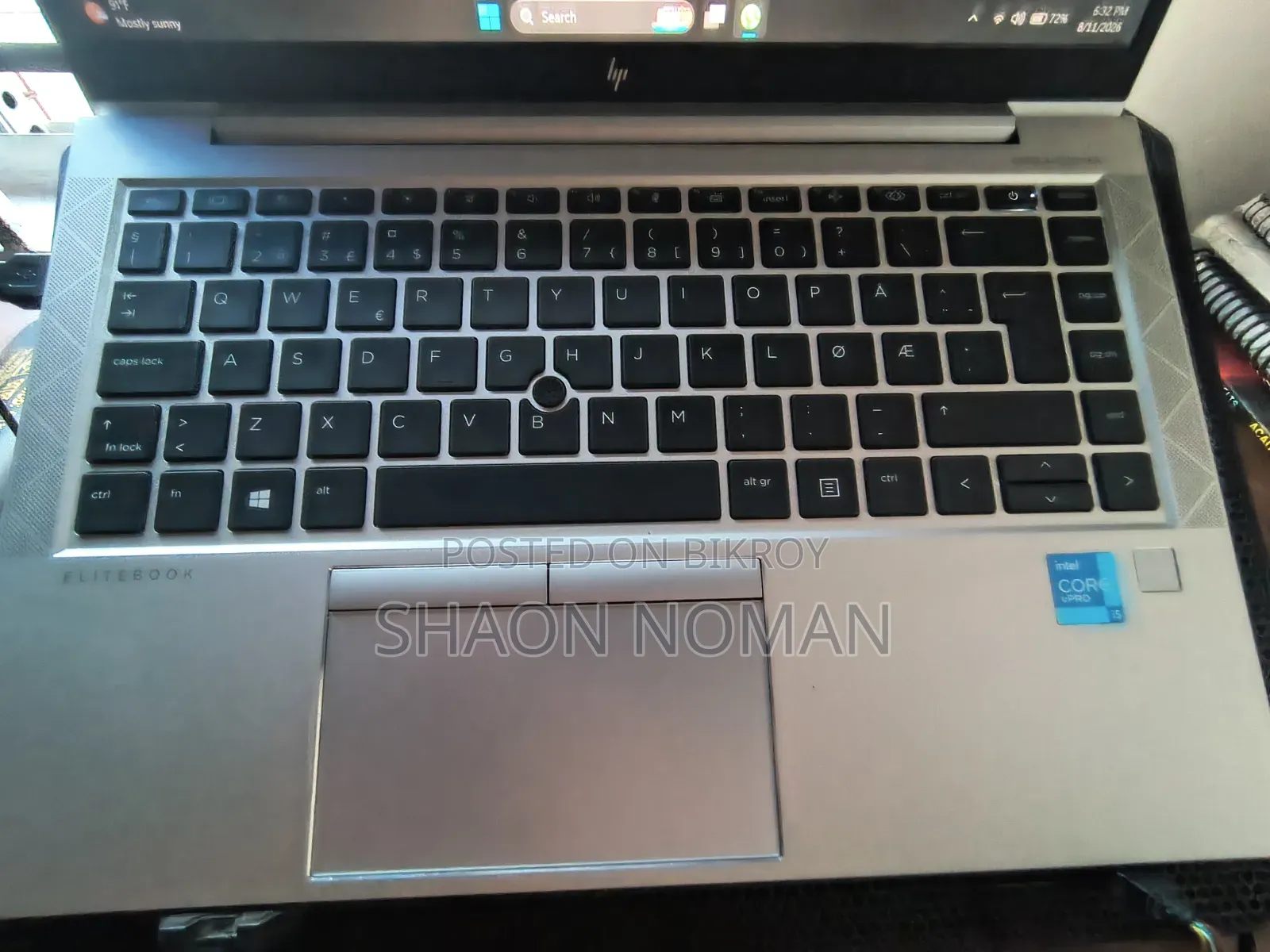 Laptop HP EliteBook 840 G8 8GB Intel Core i5 SSD 256GB