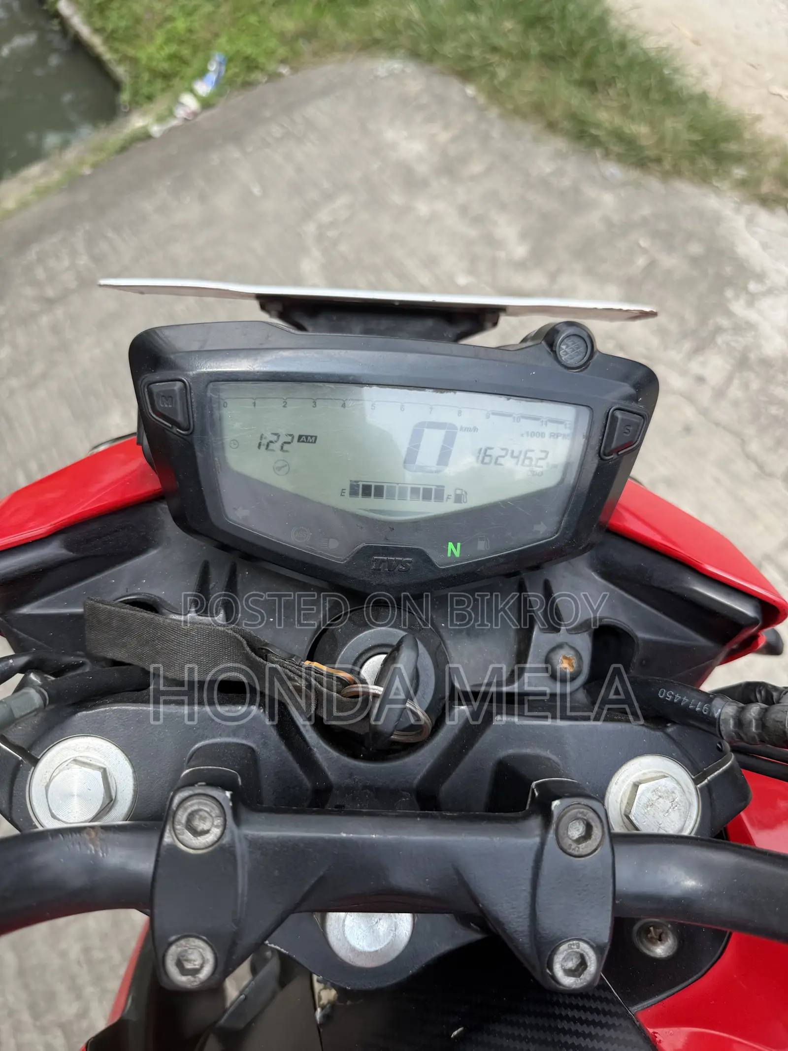 TVS Apache 160 4V 2019 Red