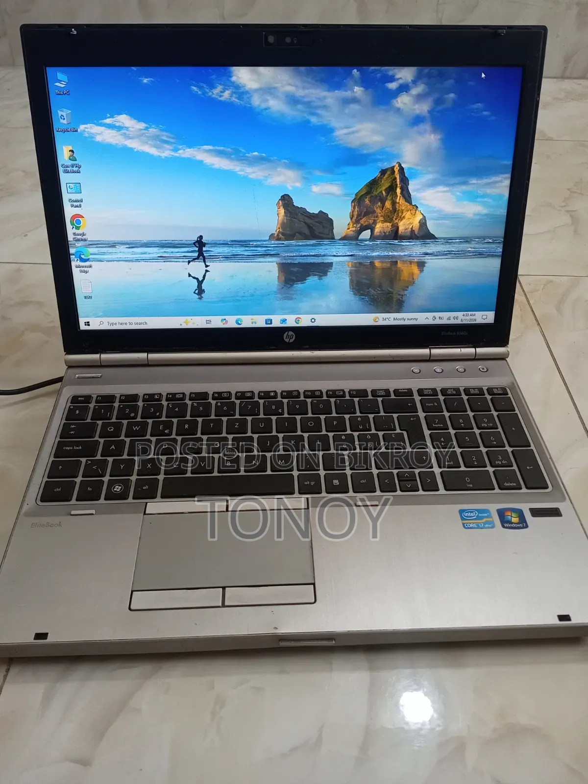 Laptop HP EliteBook 8470P 4GB Intel Core i7 HDD 500GB