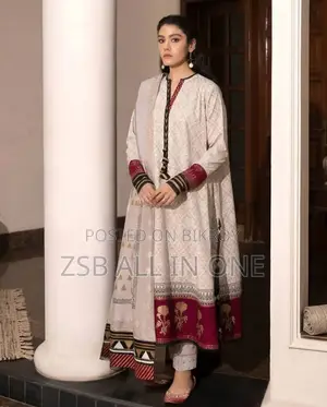 Aarong Cotton Digital Print and Lace Work Ready Made Three Piece
