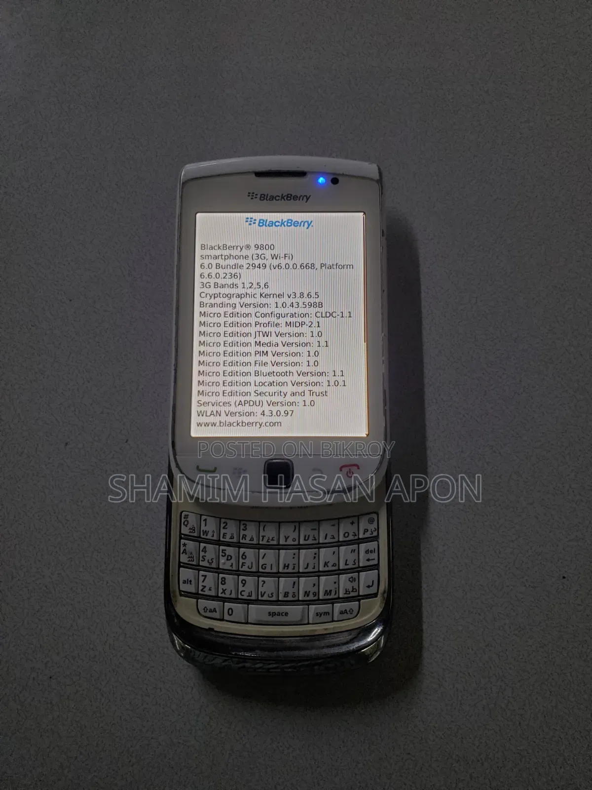 BlackBerry Torch 9800 4 GB Black