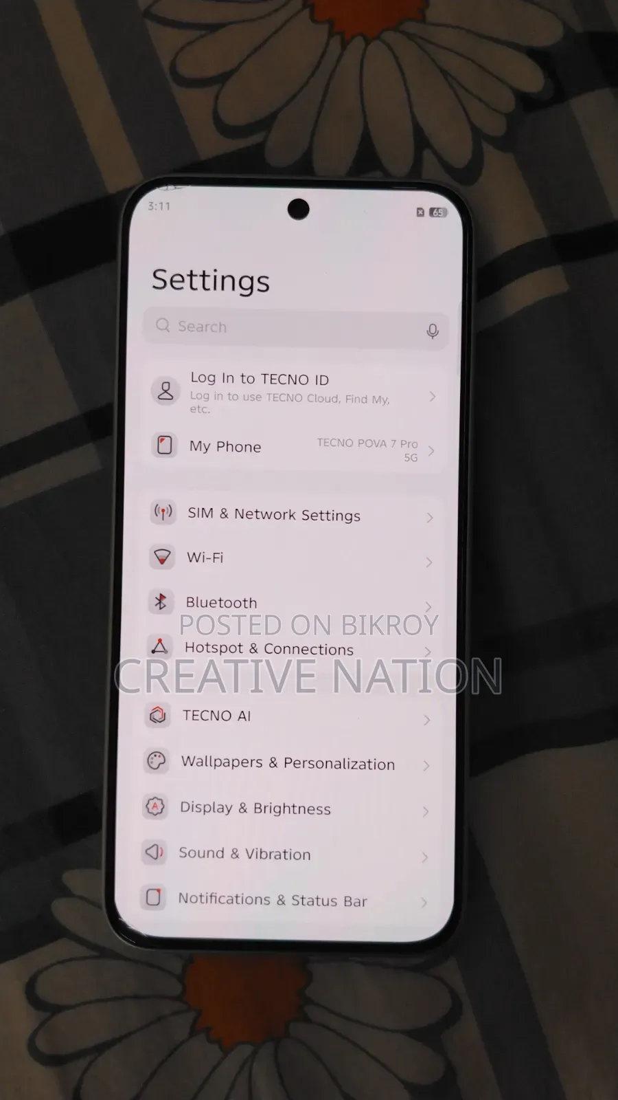 New Tecno Pova 7 Pro 5G 256 GB Gray