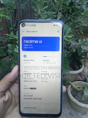 Realme Narzo 50 64 GB Blue