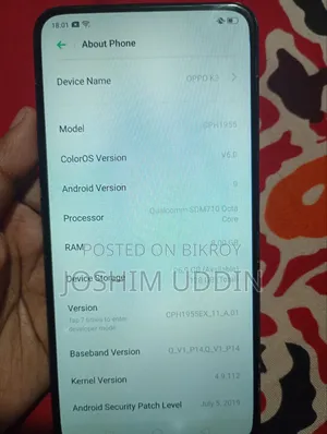 Oppo K3 128 GB Blue