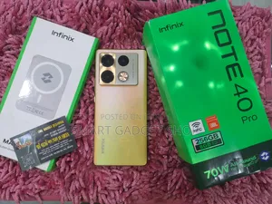 ইনফিনিক্স নোট ৪০ প্রো ২৫৬ জিবি গোল্ড
