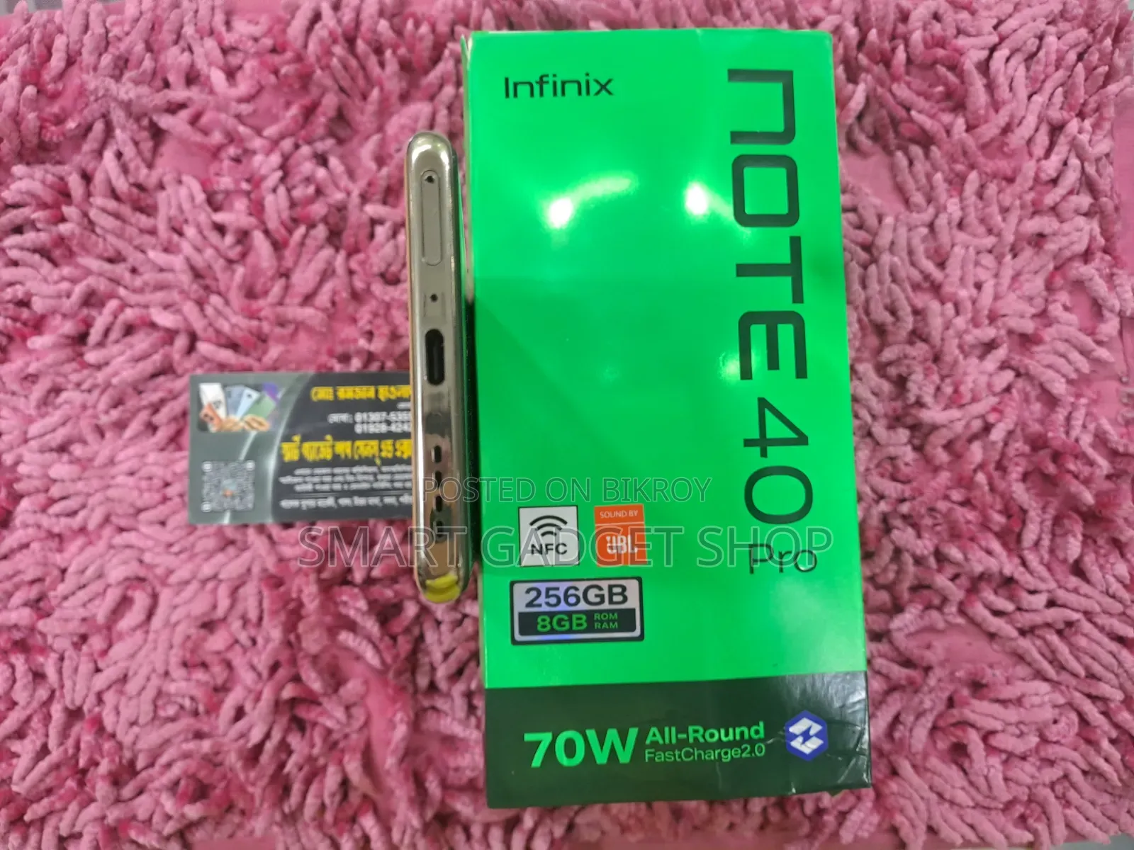 Infinix Note 40 Pro 256 GB Gold