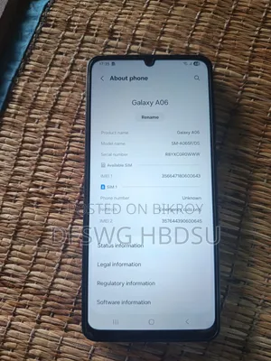 Samsung Galaxy A06 64 GB Black