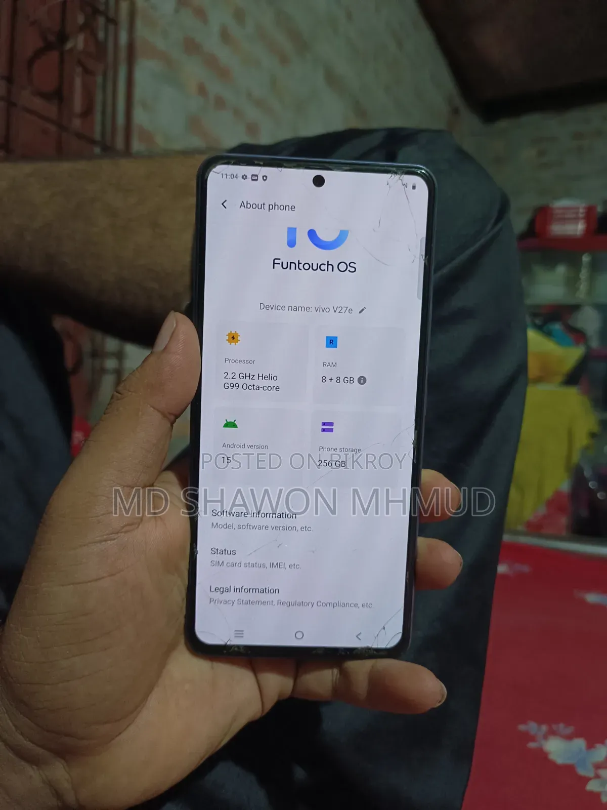 Vivo V27e 256 GB Purple